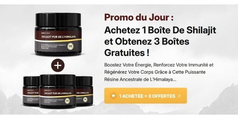 Shilajit pur – Immunité